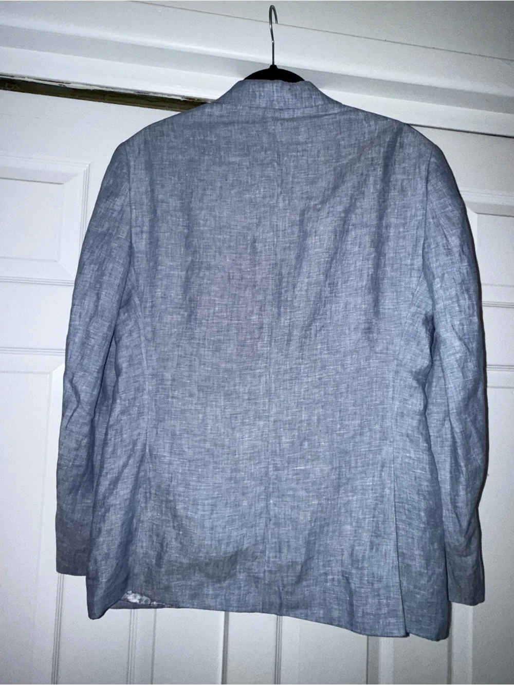 Bar III Slim Fit 100% Linen Sport Coat Blazer Light Blue 40R NWT